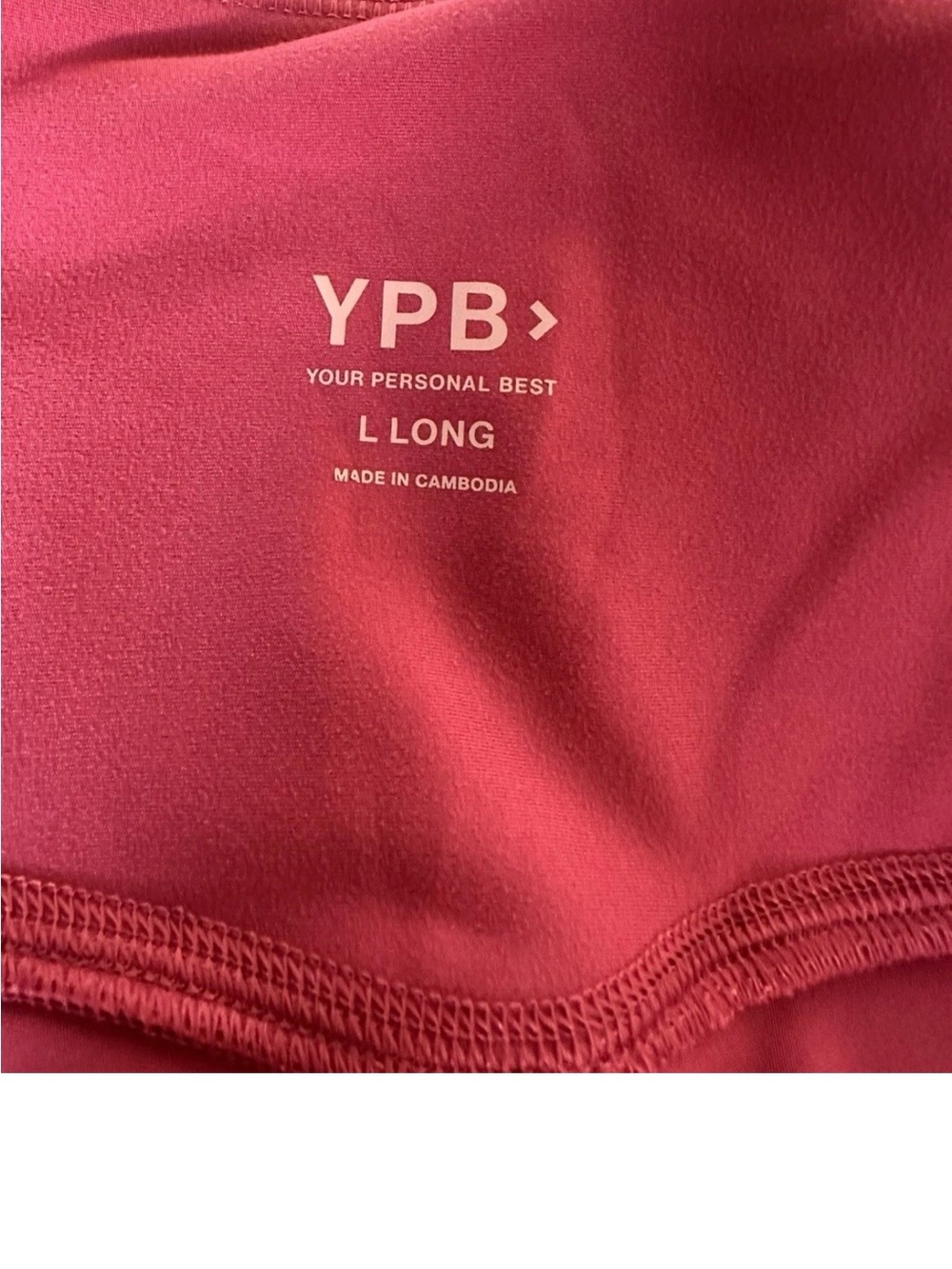 Abercrombie and fitch YPB pink leggings size L/ Long - Picture 4 of 4
